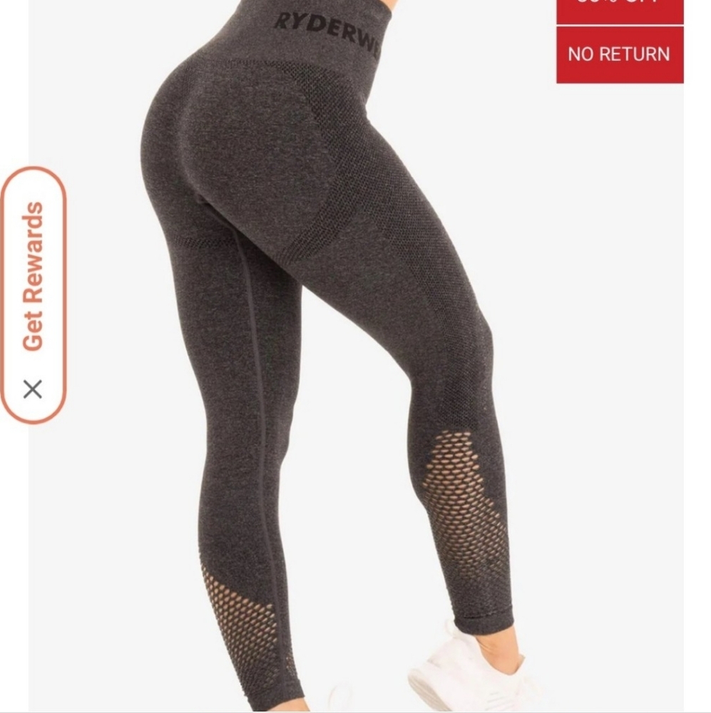 2 pairs EXCELLENT UC XS Ryderwear Seamless leggings
